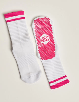 Lucky Honey Grip Socks